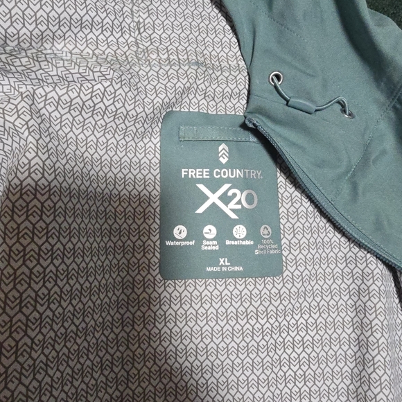 Free Country Gray Patterned Jacket - Picture 3 of 4